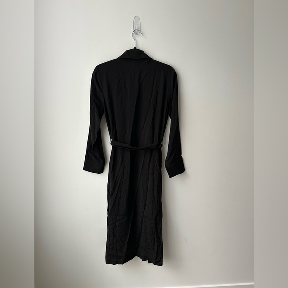 Saltwater luxe black stars robe waisted kimono style black - Picture 12 of 14